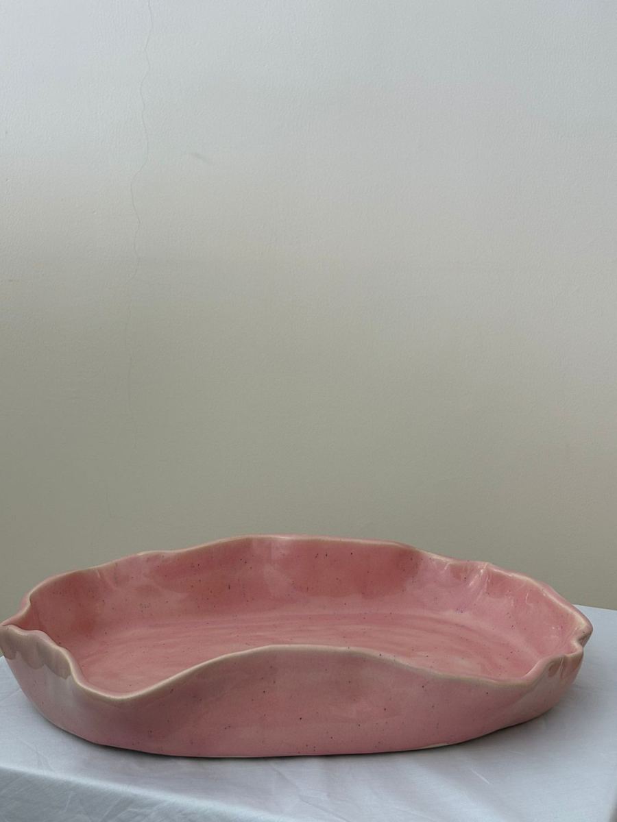Rose Ruffle Platter