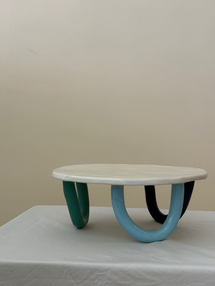 Colorblock Serving Stand